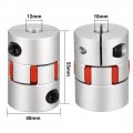 Uxcell Shaft Coupling 10mm To 12mm Bore L55xd40 Flexible Coupler Joint For Servo Stepped Motor