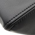 Secosautoparts Leather Center Console Lid Armrest Cover Skin Black Compatible With 2007-2013 Acura Mdx