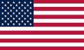 Stickertalk Usa Flag Vinyl Sticker 5 Inches By 3 