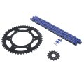 Chain And Sprocket Kit For Yamaha Wr426f 2001 2002 Yz426f 2000 Blue Non O Ring With 13t Front 50t Rear Steel Sprockets
