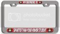 My Boerboel Is Smarter Than Your Honor Student Dogs Pets Ch 3d Metal License Plate Frame Auto Suv Truck Tag Holder X87 