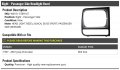 Marketplace Auto Parts Right Passenger Side Headlight Bezel Black Compatible With 1997-2001 Jeep Cherokee Se Sport