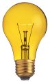 Satco S6083 25 Watt A19 Incandescent Light Bulb Transparent Yellow 
