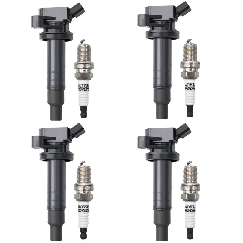 Ignition Coil Pack And Iridium Spark Plug Uf247 Set Of 4pcs For Toyota Corolla Matrix Chevrolet Prizm 1 8l L4