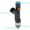 Uxcell Flow Matched Fuel Injector Replacement 4 Holes Disc For Ford F-150 2007-2008