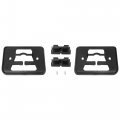 X Autohaux Pair Car Rear View Mirror Silver Tone For Toyota Land Cruiser 1980-1996
