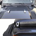 Yoctm 4-pack Engine Hood Hinge Trim Latch Lock Catch Brackets Cover For 2018-2023 Jeep Wrangler Jl Jlu Unlimited Sports Freedom