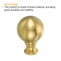 Patikil 1 4-27 Lamp Finial Ball Cap Knob Shade Harp Top Screw Decoration For Table Lamps Floor Brass