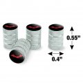 To The Batman Tire Rim Wheel Aluminum Valve Stem Caps