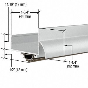 Aluminum "U" Shape Door Bottom 806 mm 31-3/4" 