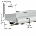 Crl Aluminum Finish U Shape Door Bottom 31-3 4 