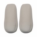 2pcs Replacement Seat Armrest Cover Leather Dark Gray For Ford F250 F350 Excursion Lariat 1999 2000 2001 2002 2003 2004 2005 