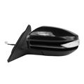 Fit System 68608n Nissan Altima Sedan Driver Side Textured Black Power Replacement Mirror With Ptm Cover 