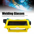 Restokki Welding Glasses Panoramic View Auto Darkening Goggle Eye Protective Shade For Cutting Grinding