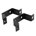 Front And Rear Bumper Brackets For 1970 1973 Nissan Datsun 240z Powder Coated Black Alloy Steel Bl5012