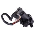 Cicitree Set Ignition Switch Fuel Gas Tank Cap Cover Lock Keys Compatible For Kawasaki Ninja 250r Ex250f 1988-2007