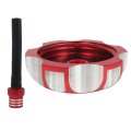 Gas Cap Cover For Honda Crf250r Crf250x Crf450r Crf450x Trx450r Trx400ex 2005 2010 Aluminum Fuel Tank With Breather And Hose 