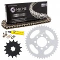 Niche Drive Sprocket Chain Combo For Suzuki Ts80 Front 14 Rear 42 Tooth 428hz Standard 114 Links