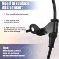 Uxcell Rear Right Abs Sensor Wheel Speed No 57470-sea-013 For Honda Accord 2003-2007 Acura Tsx 2004-2008