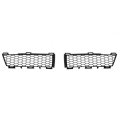 Lower Bumper Grille Pair For Pontiac Vibe 2003 2004 Driver And Passenger Side Matte Black Part 820-99al 820-99ar Gm1200492 