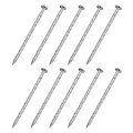 150pcs Fence Deck Nails 2-9 16 Inch 304 Stainless Steel Spiral Nail Shank Spikes For House Floor Repairing Wall Woodworking 