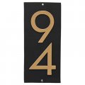 Montague Metal Products Floating Modern 6a A Number Vertical Address Plaque-assembled-address Sign-house Numbers 