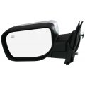 Nissan Armada 2005 To 2015 Door Mirror Driver Side Power Heated Manual Folding Chrome With Black Base Replacement For 