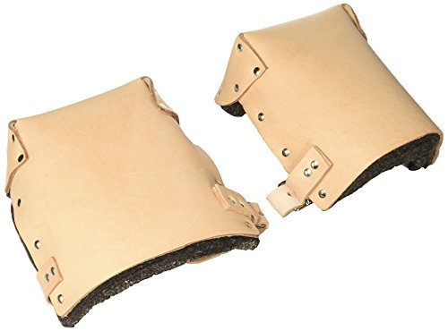 Kraft Tool Wl088 1-inch Thick Felt Leather Knee Pads