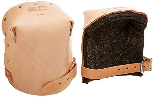 Kraft Tool Wl088 1-inch Thick Felt Leather Knee Pads