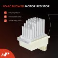 A-premium Hvac Heater Blower Motor And Resistor Assembly Compatible With Mini Vehicles Cooper 2002-2008 Front Side 2-pc Set