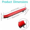 Labwork Rear Center Tail Brake Light Replacement For Polaris Rzr Xp 1000xp 4 1000 2019-2023