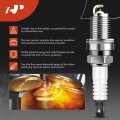 A-premium Set Of 6 Ignition Coil Pack And Iridium Spark Plugs Compatible With Audi A4 2002-2005 Quattro 2002-2006 A6 2002-2003