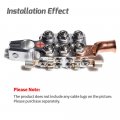 20 Stud Agm Battery Post Terminal Distribution Block For 8awg To 4 0 Xl Gauge Wire Tapered Top Sae Din En Model A20