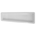 1 2 Size Long Cold Food Pan White Melamine Edgeware 4 X 7 Pa L W D