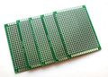 Double Side Prototype Pcb Universal Printed Circuit Board 5x7cm 10 Pack Glass Fiber Prototyping Boards With 0 1in Grid And 