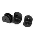 50mmx50mm Plastic L Shaped Right Angle Corner Brace Brackets 8 Pcs