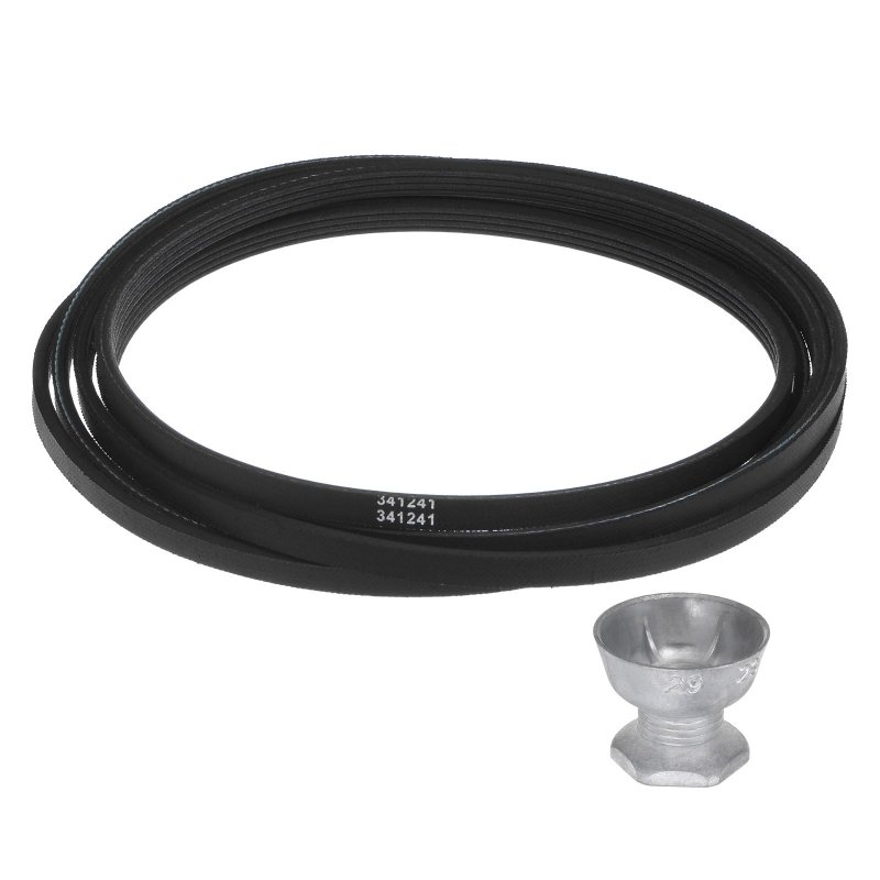 8066184 341241 Washer Drive Belt Power Transmission Replaces Part For Washing Machine Drye 341241 Washer Drive Belt Power