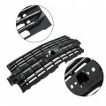 Waltyotur Replacement For Silverado 1500 2019 2020 2021 Front Upper Grille Black With Chrome Molding