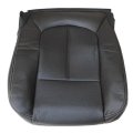 Passenger Bottom Seat Cover For Ford F250 F350 F450 F550 2011 To 2016 Charcoal Black Perforated Microfiber Leather Front Right 