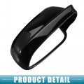 A Absopro Rearview Mirror Cover Cap No 3b0857538b Side Door For Volkswagen Jetta 1998-2004 Abs Plastic Glossy Black 1 Pair