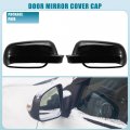 A Absopro Rearview Mirror Cover Cap No 3b0857538b Side Door For Volkswagen Jetta 1998-2004 Abs Plastic Glossy Black 1 Pair