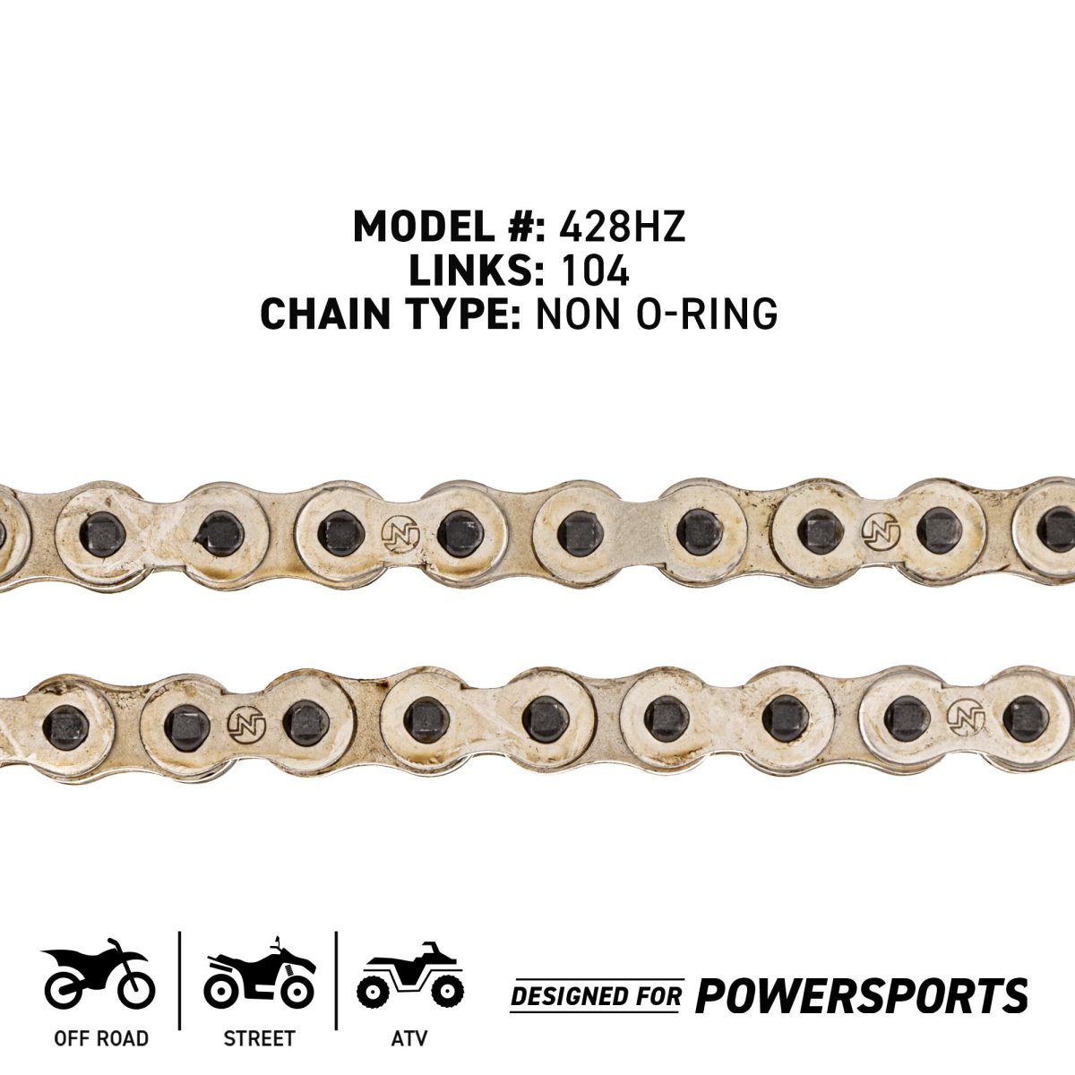 Niche Drive Sprocket Chain Combo For Suzuki Rm80 Front 14 Rear 42 Tooth 428hz Standard 104 Links