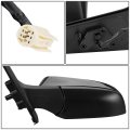 To1320323 Factory Style Driver Left Side Mirror Manual Folding Power Adjust Heated Glass Compatible With Toyota Yaris 15-18