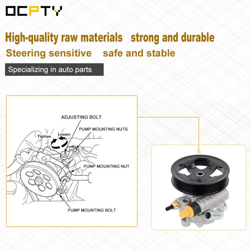 Power Steering Pump Fits 2003-2008 For Pontiac Vibe Toyota Corolla Matrix Replace 21-53450