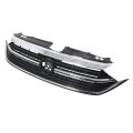 Upper Bumper Grille Front W Chrome Trim For Volkswagen Jetta 2022 2023 2024 Replace 17g853653b 