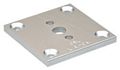 Crl Satin Anodized 2 X Partition Post Base D695a 