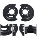 Rear Brake Dust Shields Replacement For Ram 2500 And 3500 Fits 2009 To 2011 Part Number 924-237 Left Right Pair Black