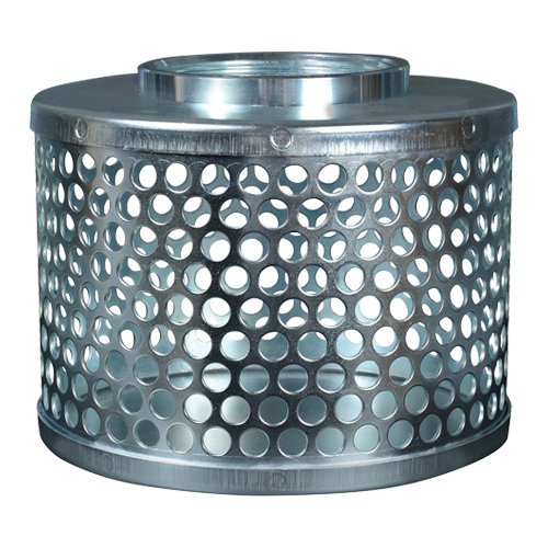 Apache 70001500 Round Hole Suction Strainers Plated Steel 3