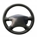 Steering Wheel Cover For Nissan Sentra 2000-2006 Customize Diy Hand Sewing Hand-stitched Leather