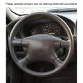 Steering Wheel Cover For Nissan Sentra 2000-2006 Customize Diy Hand Sewing Hand-stitched Leather